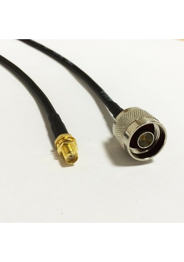 N Erkek - SMA Dişi Wireless Pigtail Anten Kablosu 8 Metre
