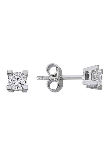 Pirnus Diamond Tektas Küpe 14 Ayar Altın Gramı : 1.31