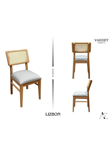 Lizbon Hasırlı Sandalye