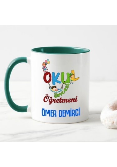 Kişiye Özel Okul Öncesi Öğretmeni Kupa Bardak Ha24