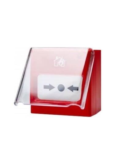 Mutlusan Resetlenebilir Kapaklı Yangın İhbar Butonu