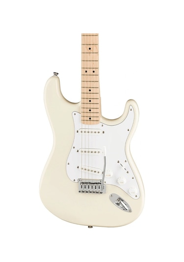 Squier Sonic Stratocaster Hard Tail Akçaağaç Klavye Arctic White Elektro Gitar