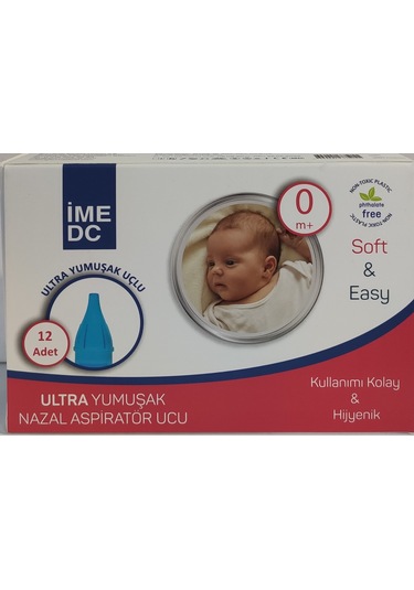 İme Dc Nazal Aspiratör Ultra Yumuşak Uçlu Yedek 12 Adet 5055