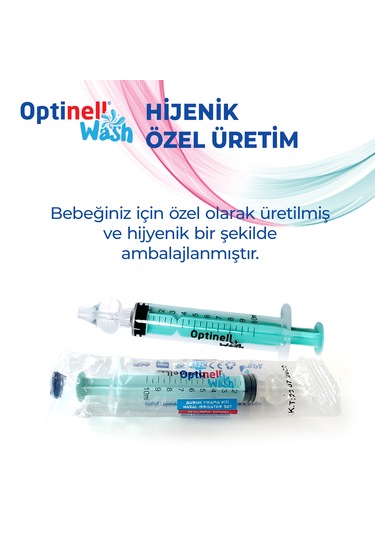 10 'lu Şırıngalı Burun Aspiratörü Bebek Burun Temizleme Aparatı 1 Şırınga 10 Ml Enjektörü
