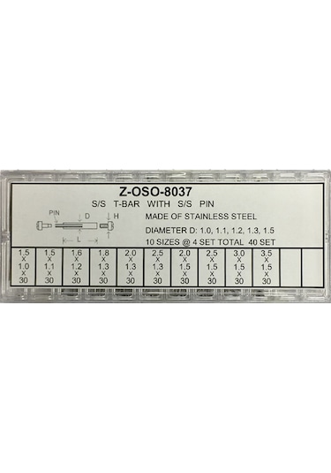 Z-oso-8037 Vidalı Pim Set Diğer