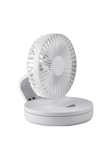 Plastik El Fan, Çok Işlevli, Taşınabilir, Basit, Yüksek Rüzgar, Sessiz Ve Küçük Fan P0tlt2 Beyaz