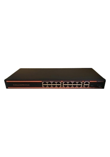 Besta Bst-1621g 16 Port 10/100 Poe + 2 Port 1000 Uplink Switch-23846