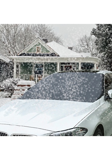 Youtek Manyetik Ön Cam Koruması Kar, Buz Ve Güneşe Karşı Tam Koruma Çoğu Araç İçin Uygun