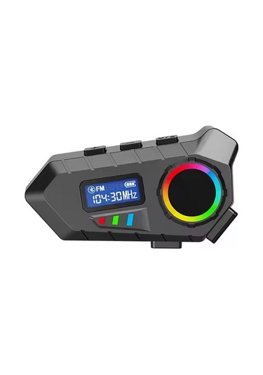 Y30 Kask Kulaklık Motosiklet Kulaklık Rgb Radyolu Intercom