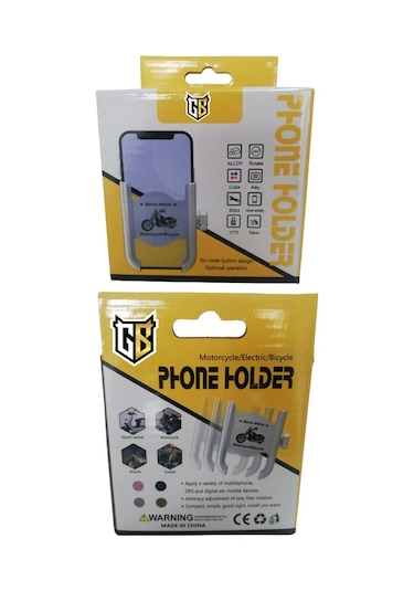 Gnc Motosiklet Bisiklet Telefon Tutucu Navigasyon Ayna Bağlantılı