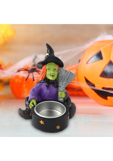 Suntek Cadılar Bayramı Mumluk Pratik Parti Dekoru Tealight 10cmx8.2cmx8.9cm