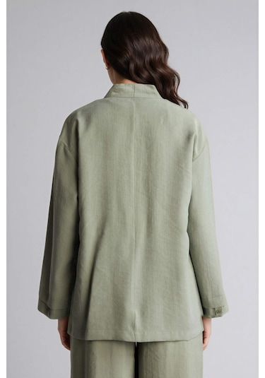 Defacto Regular Fıt V Yaka Modal Kimono H0673ax26spkh461 Haki-kh461
