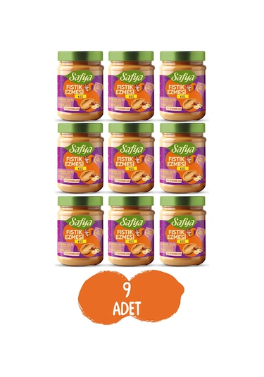 Safya Kids Fıstık Ezmesi 320 Gr X 9 Adet