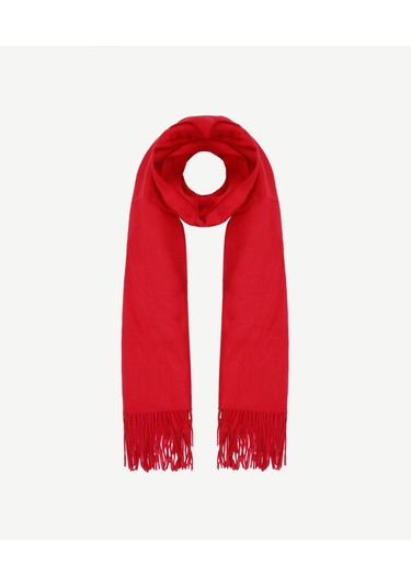 Yargıcı Yün Kaırşımlı Şal 25kksl1134x 043 Kırmızı