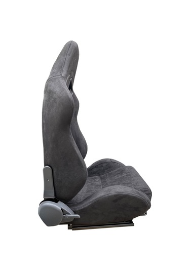 Spor Koltuk Alcantara Siyah Süet 1 Takım 2 Adet