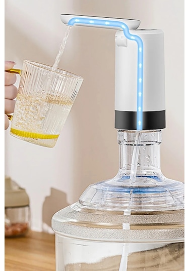 İthink WP-150 Sarjlı Damacana Su Pompası Beyaz