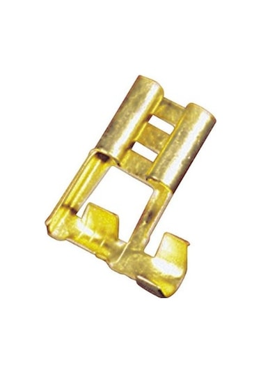 Sf1D Mini Eğri Dişi Terminal - (90º Bağlantı) 4.8Mm - 50 Adet