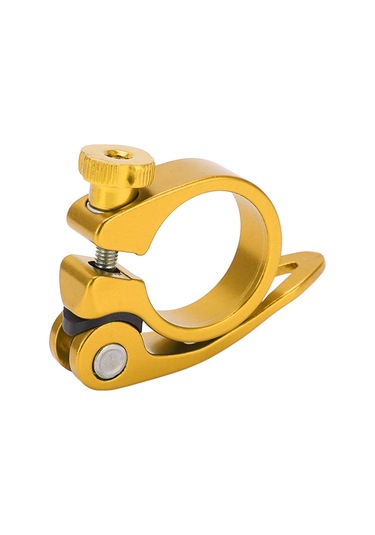 Fosenze Bolany Alüminyum Alyuminyum Bisiklet Oturma Postu Klembi 31.8mm Hızlı Serbest Kilitlenme Fonksiyonu Dağ Yolu Yolları İçin Altın Renkli Aksesuar Altın