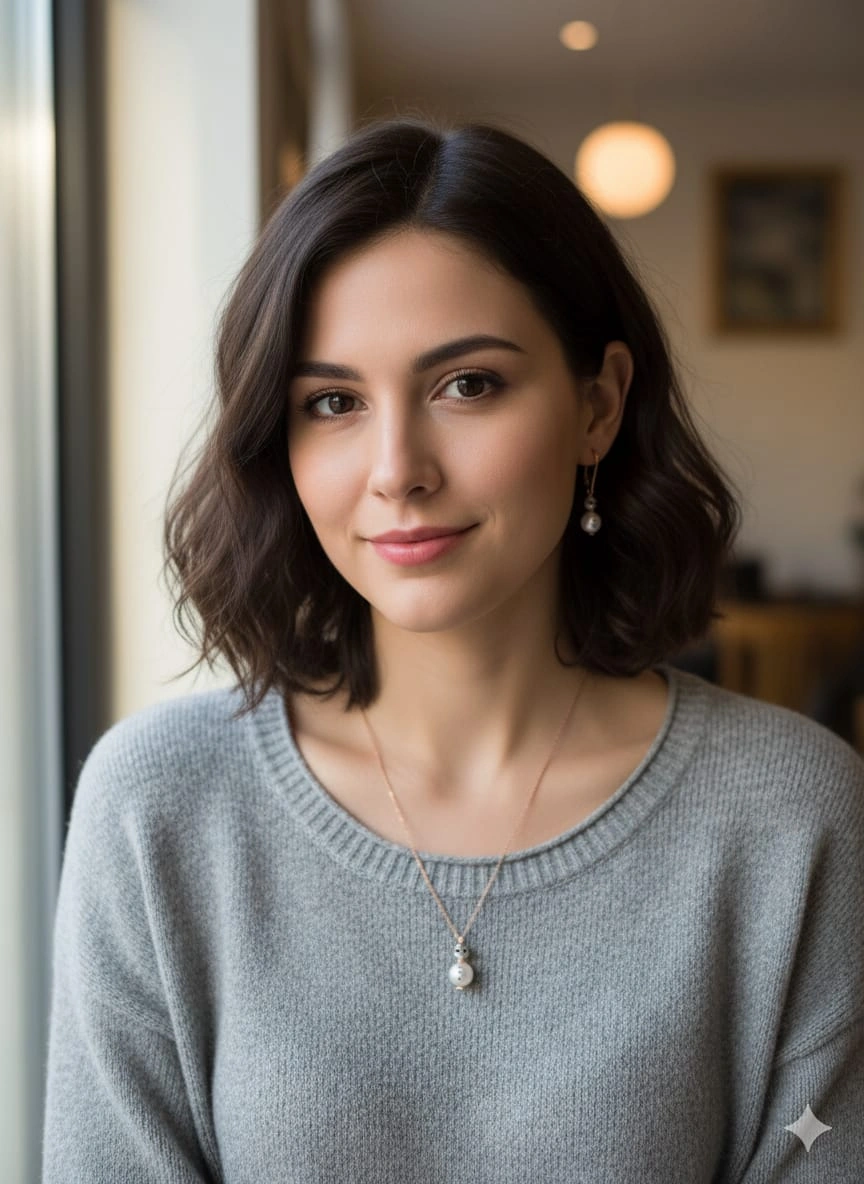 925 Ayar Papatya Silver Kardan Adam Kolye Küpe Set.inci Kardan Adam Set.rose.gold.rodaj Gümüş