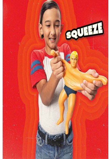 Stretch Armstrong Retro Figür Esnetilebilir Oyuncak Kahraman, 25 Cm Astronot