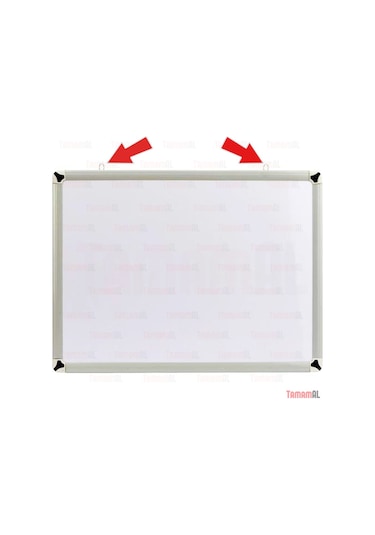 60X85 (Kaliteli) Akyazı Duvara Monte Laminat Beyaz Yazı Tahtası