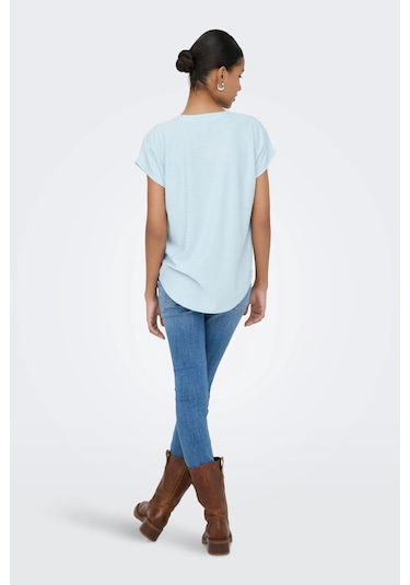 Only Bayan T Shirt 15368563 Açık Mavi