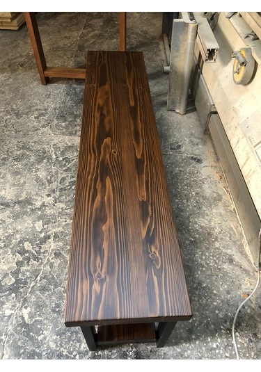 Bintaşmobilya Ceviz Rengi Kütük Tv Sehpasi