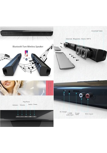 Motion W Soundbar Kablosuz Bs-28b Bluetooth Arion 20 Vo