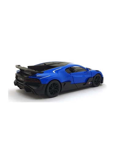 Kinsmart 1:36 Ölçek Metal Bugatti Divo Diecast Çek Bırak Araba Mavi