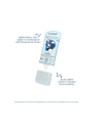 B-baby Bebek & Çocuk Vücut Kremi Atopik Ciltler 150 Ml