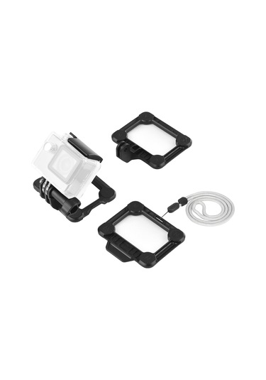 Samdoo Gopro 10/9/8 Uyumlu Plastik Manyetik Hızlı Kurulum Stantı - Siyah, 250g Yüke Dayanıklı, Kolay Kullanim Siyah
