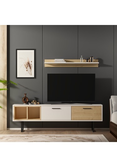 Enna Tv Ünitesi Beyaz Safirmeşe