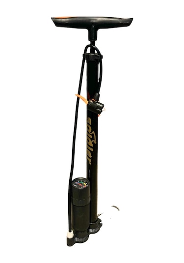 Xbyc 9661 Göstergeli Ayaklı Bisiklet Pompa 150psı Yüksek Basınçlı Top-havuz-motosiklet Pompası