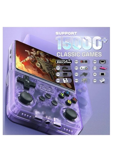 R36s Retro El Oyun Konsolu 64gb - 15000+ Klasik Oyun - 3.5 Ips E