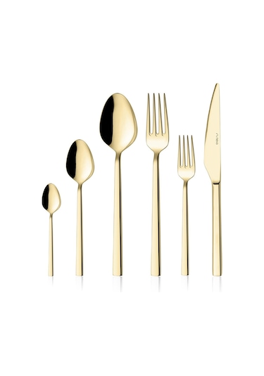 Neva N3557 Trend Gold 72 Prç Çatal Kaşık Bıçak Seti Altın