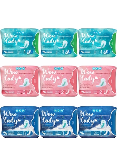 Wow Lady Hijyenik Ped Set
