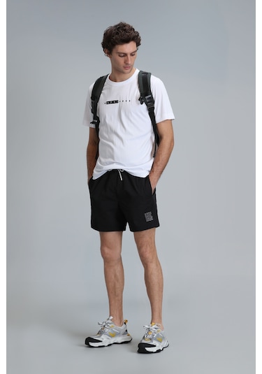 Lufian Aldor Erkek Deniz Şortu Siyah Siyah 111220101100100 Siyah