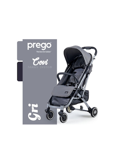 Covi Katlanabilen Kabin Boy Bebek Arabası 2024 Gri