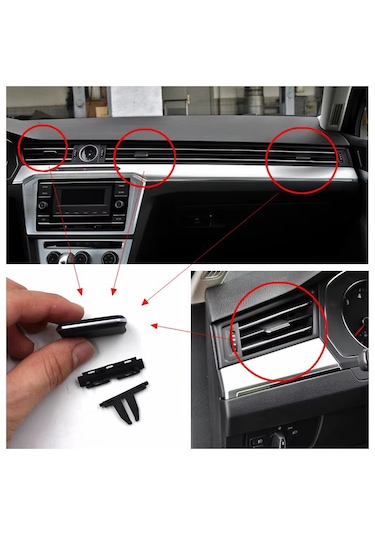 Passat B8 / Arteon Torpido Ön Havalandırma Yönlendirme Klipsi