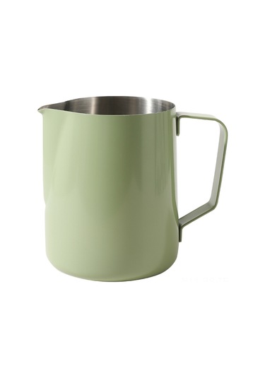 Reedark 304 Paslanmaz Çelik 350ml Yeşil Renkli Uflemeli Kahve Bardak, Ev Ve Cafe İçin İdeal Latte Art Aleti Diğer