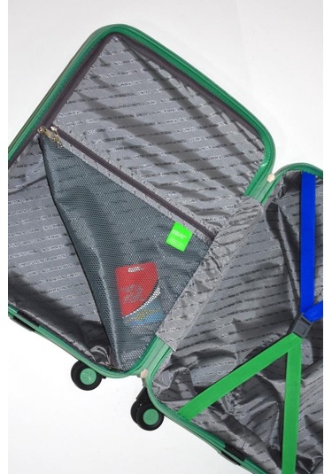 Benetton Büyük Boy %100 Polipropilen Valiz Yeşil Bnt2000 Yeşil
