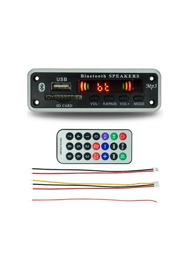 Ximistore9 12v Bluetooth Mp3 Modülü - Dayanıklı Ve Kompakt Kablosuz Ses Kartı