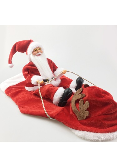 Noel Noel Baba Köpek Kostümü Evcil Hayvan Giysileri Noel Baba Binicilik Kıyafeti Parti Evcil Hayvan