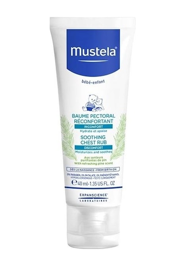 Mustela Soothing Chest Rub  Göğüs Balsamı 40 ML