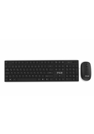 Inca Iws-537 Wireless Slim Design Soft Touch Q Keyboard&mouse Se