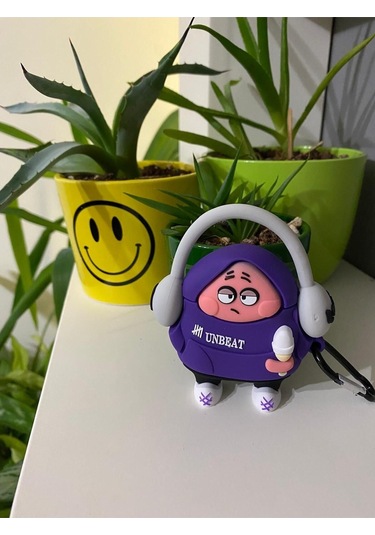 Iphone 3. Nesil Uyumlu Koruyucu Bluetooth Kulaklık Kılıfı Figürlü Hoodie Airpods 3. Nesil