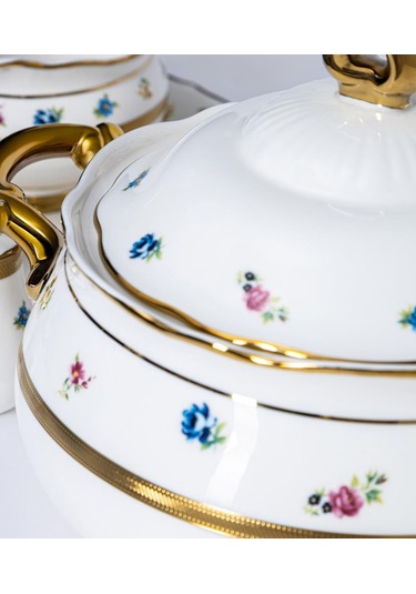 Maxx Doria Majestic Bliss 12 Kişilik 77 Parça Yemek Takımı Pa2095 Beyaz