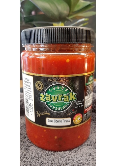 Zavrak Çubuk Soslu Biberiye Turşusu 1 L