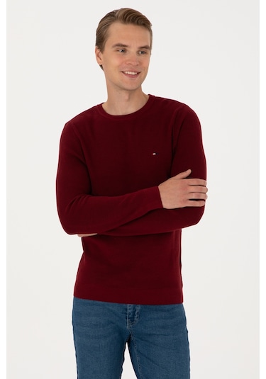 U.s. Polo Assn. Erkek Bordo Kazak /triko 50313667-vr014 Bordo