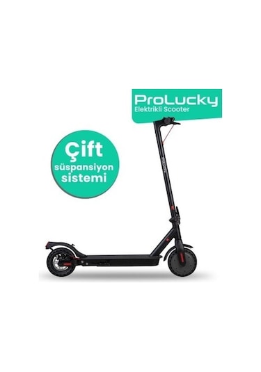 Prolucky 5. Jenerasyon 500w Ön Ve Arka Süspansiyonlu Elektrikli Scooter Çok Renkli